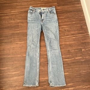 Abercrombie 70s vintage flare ultra high rise denim